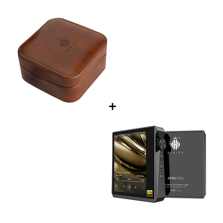 Hidizs EA01 Leather Case + AP80 Pro Music Player Bundle
