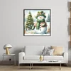 (Counted/Stamped)Christmas Snowman-11CT Cross Stitch 40*40cm