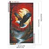 Eagle - Rundbohrer Diamantmalerei - 40*65cm (große Größe)