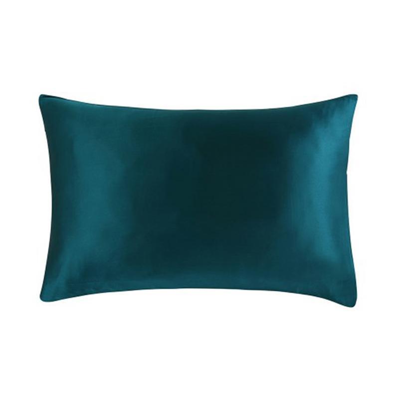 19 Momme Both Sides In Mulberry Silk Pillowcase Blue