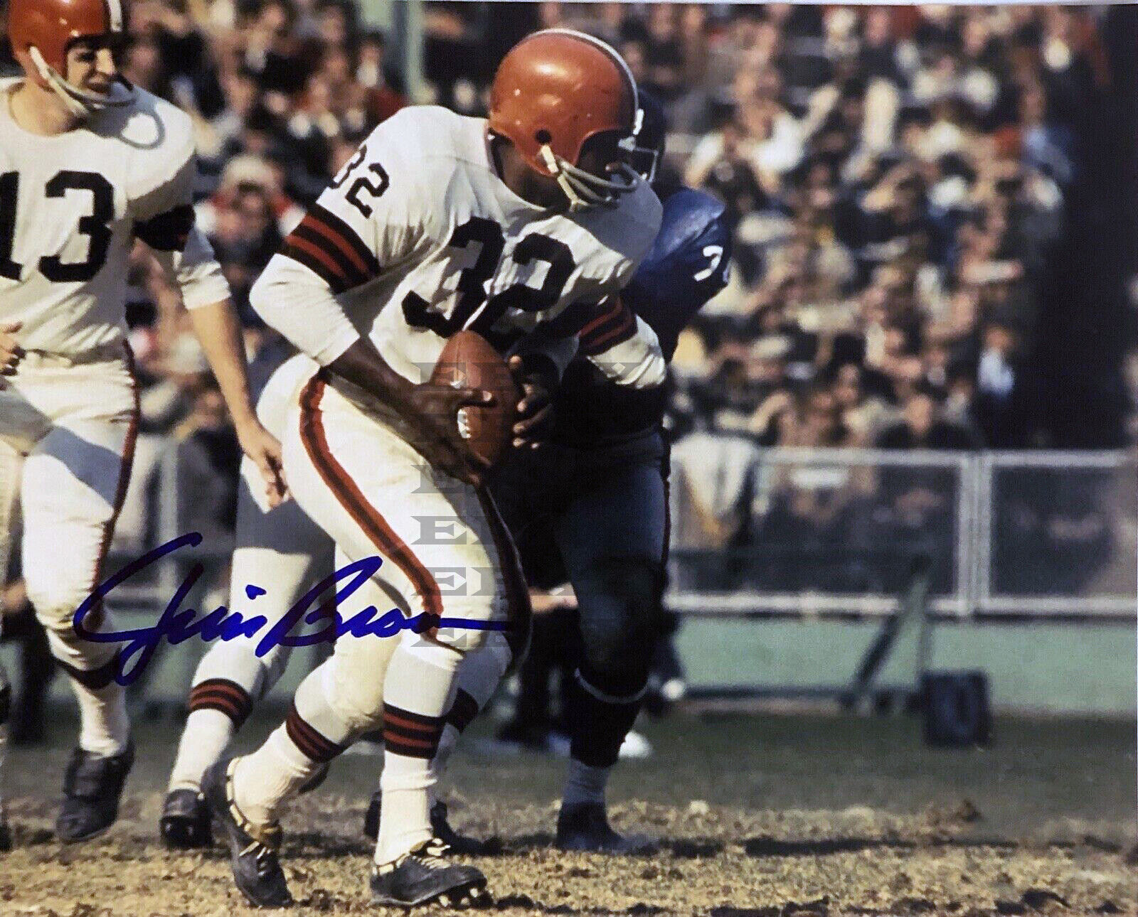 Jim Brown Cleveland Browns Signed 8x10 autographed Photo Poster painting Reprint