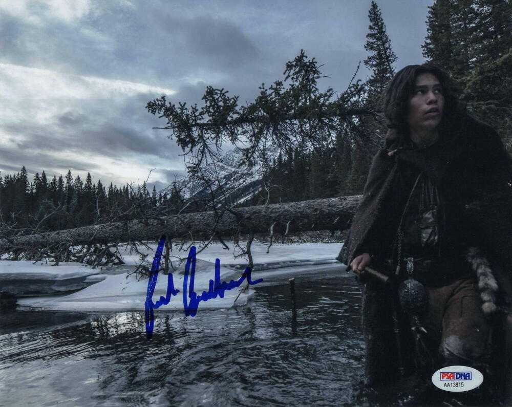 FORREST GOODLUCK SIGNED AUTOGRAPH 8X10 Photo Poster painting - HUGH GLASS SON THE REVENANT PSA