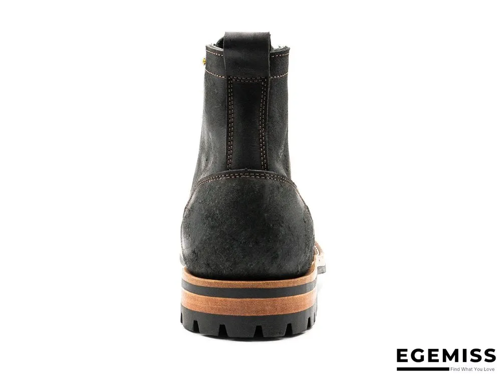 Cow Split Leather Men Boots Comfortable Boots Men Footwear Rubber Ankle Boots Men's Shoes | EGEMISS