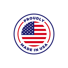 Made In Usa Label Icon With American Flag Seal Vector Quality Logo Badge For Us Made Certified Premium Package Design Stock Illustration - Download Image Now - iStock