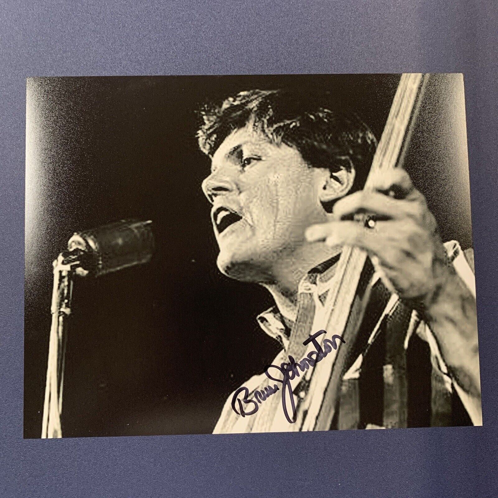 BRUCE JOHNSTON SIGNED 8x10 Photo Poster painting AUTOGRAPHED THE BEACH BOYS GUITARIST RARE COA