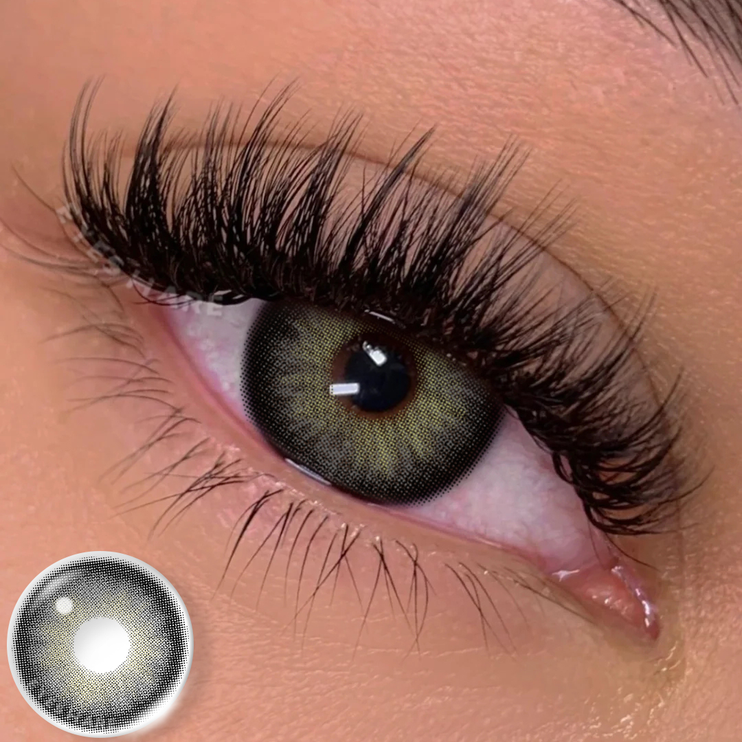 Colored Contact Lenses EYESHARE WUSU BLACK 14.2MM 1 Pair | 1 Year
