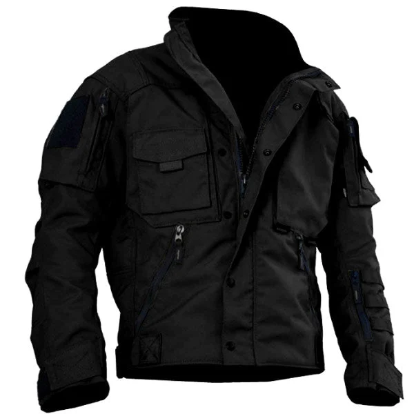 Mens All-terrain Windproof Versatile Tactical Plus Size Jacket