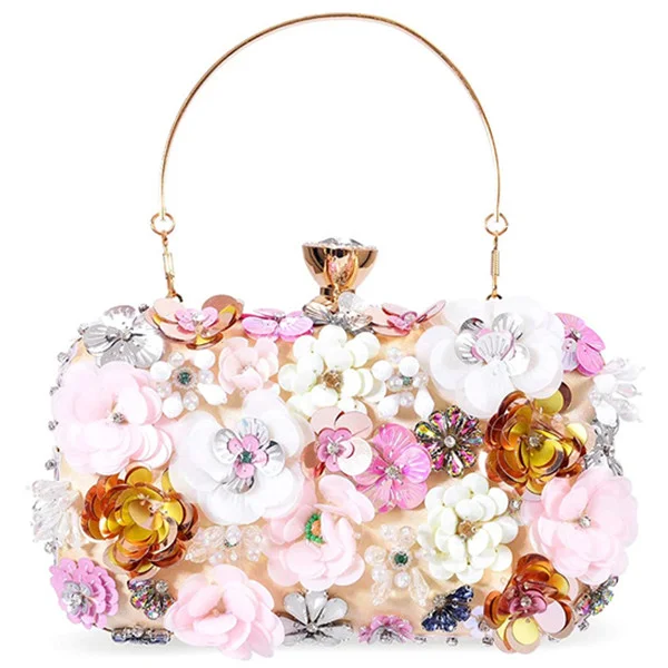 Pearl Flowers Pouches