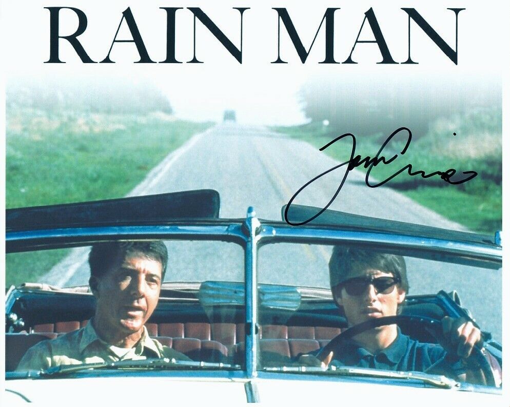 TOM CRUISE hand-signed RAIN MAN 8x10 authentic w/ coa DUSTIN HOFFMAN MINI-POSTER