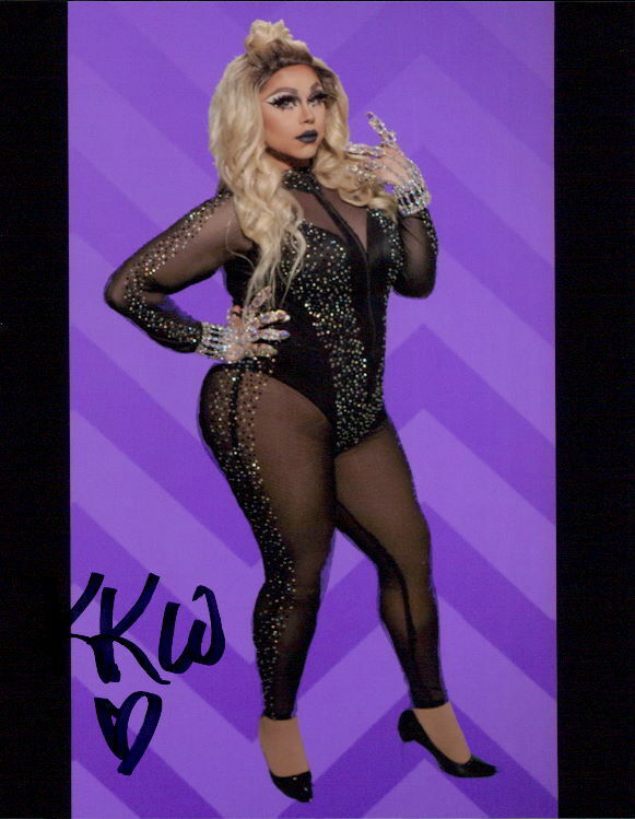 Kalorie Karbdashian Williams (RuPaul's Drag Race) signed 8x10 Photo Poster painting In-person