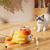 The Little Yellow Duck Pet Feeder Can Be Pressed And Rotated To Release Food And Relieve Boredom
