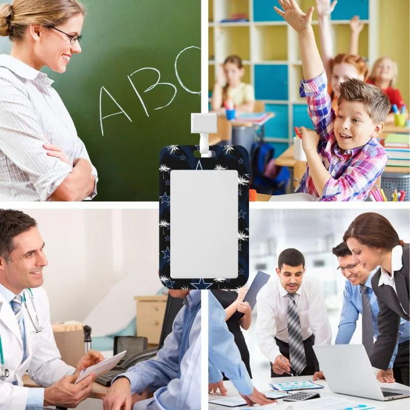 Dallas Cowboys Fan ID Card Badge Holder Work Card Protective Cover -vertical