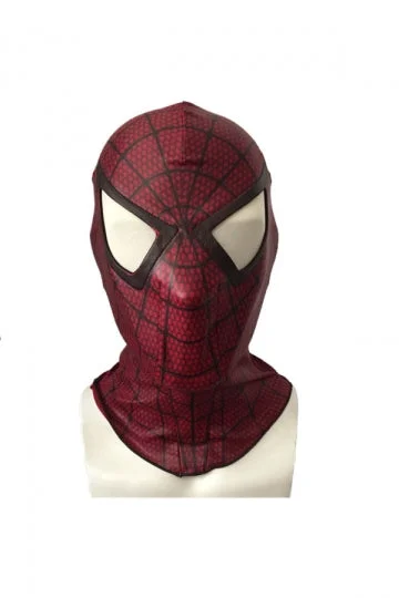Halloween Accessories Cos Props Spider-Man Full Head Mask Helmet Red-elleschic