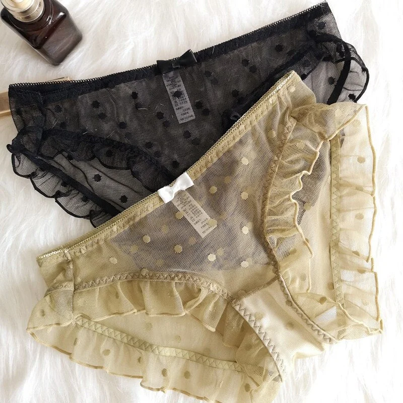 Women's Underwear Panties Sexy Lace Underwear Low Waist Briefs Seamless Underwear Hollow Out Lace Underpants Sexy Girl Panties