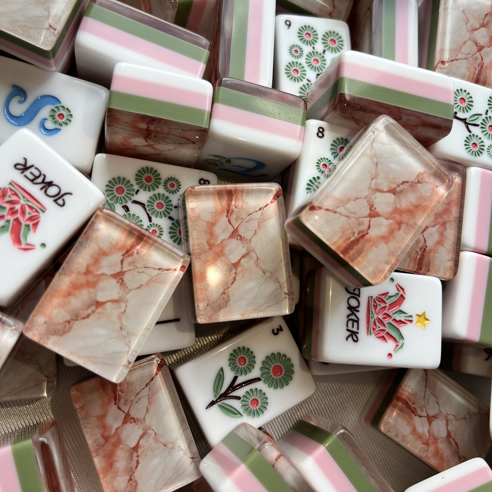 Blush Allure four-layer tile construction