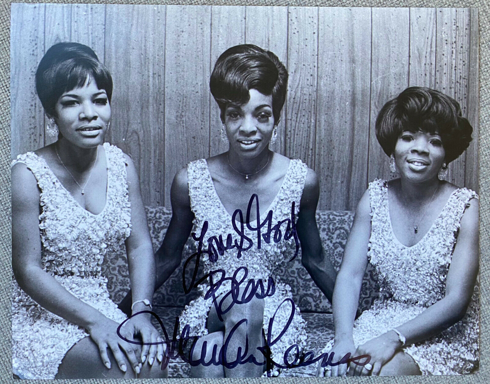 Martha Reeves Signed In-Person 8x10 B&W Photo Poster painting - Authentic, Motown, Vandellas