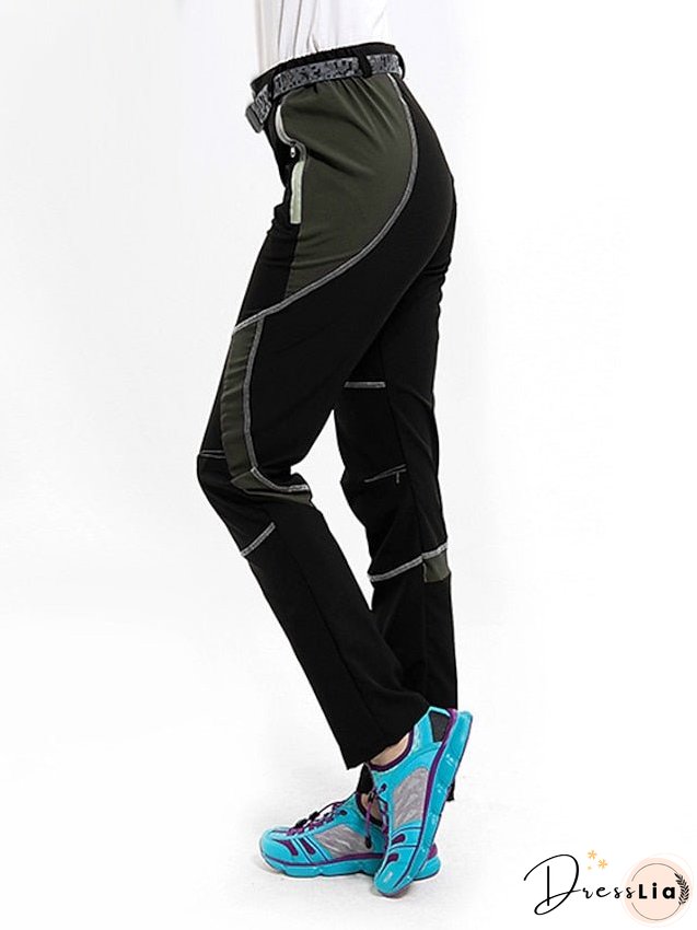 Women's Hiking Pants Trousers Patchwork Summer Outdoor Uv Resistant Breathable Quick Dry Lightweight Pants / Trousers
