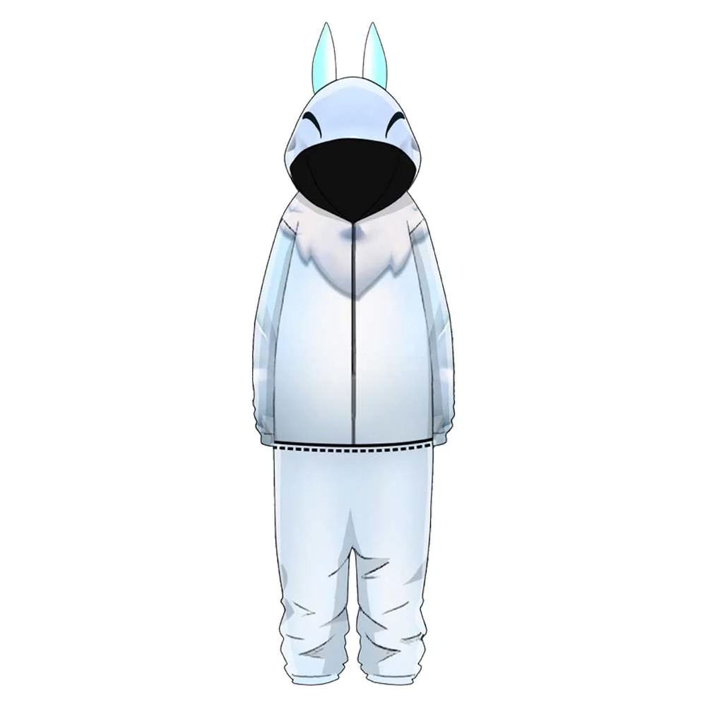 Game Palworld 2024 Quivern White Sleepwear Jumpsuit Outfits Cosplay Costume Halloween Carnival Suit