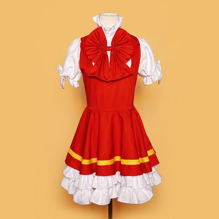 Cardcaptor Sakura Sakura Kinomoto OP Red White Cosplay Costume
