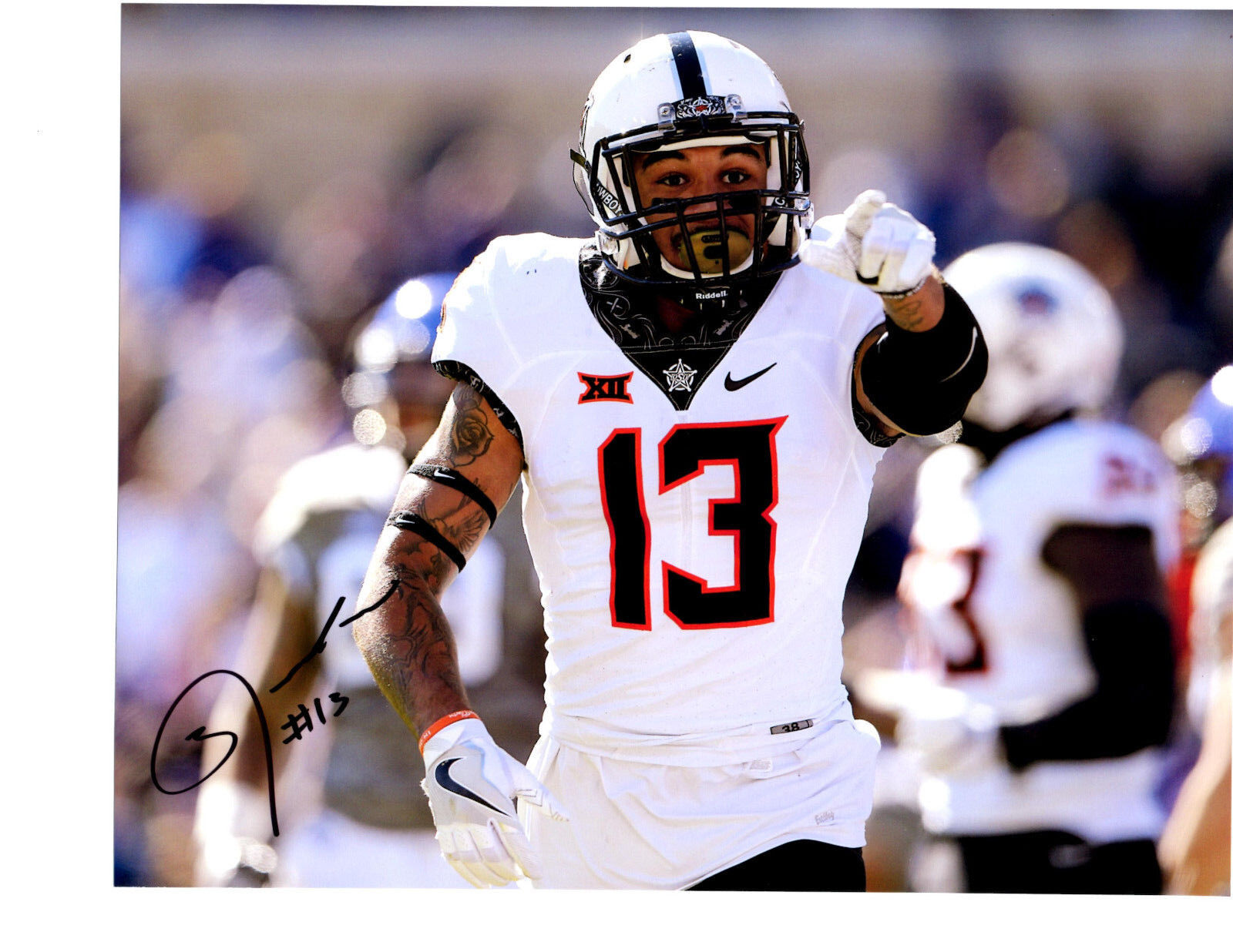 Jordan Sterns Oklahoma State Cowboys signed autographed 8x10 football Photo Poster painting d