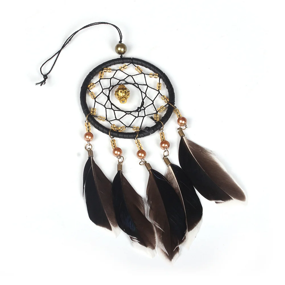 Retro Dream Catcher Pendant Home Car Hanging Feather Dreamcatcher Ornaments