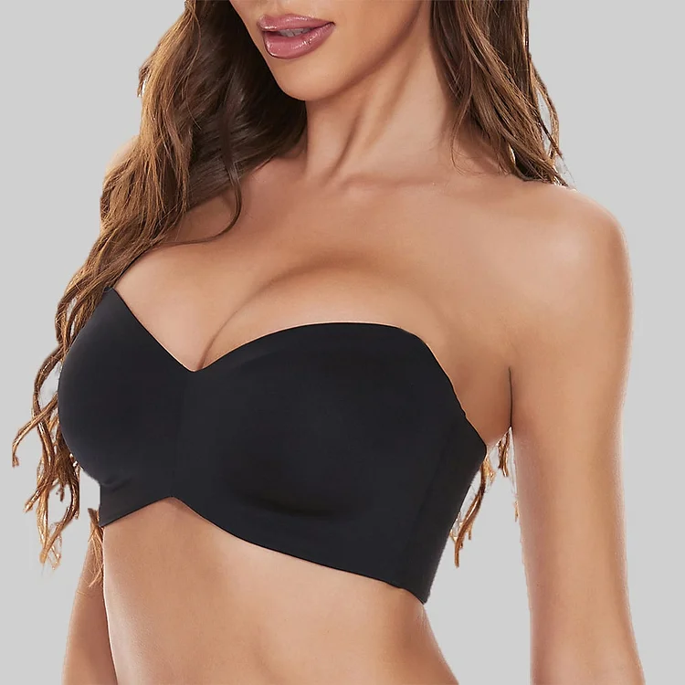 Full Support Non-Slip Convertible Bandeau Bra