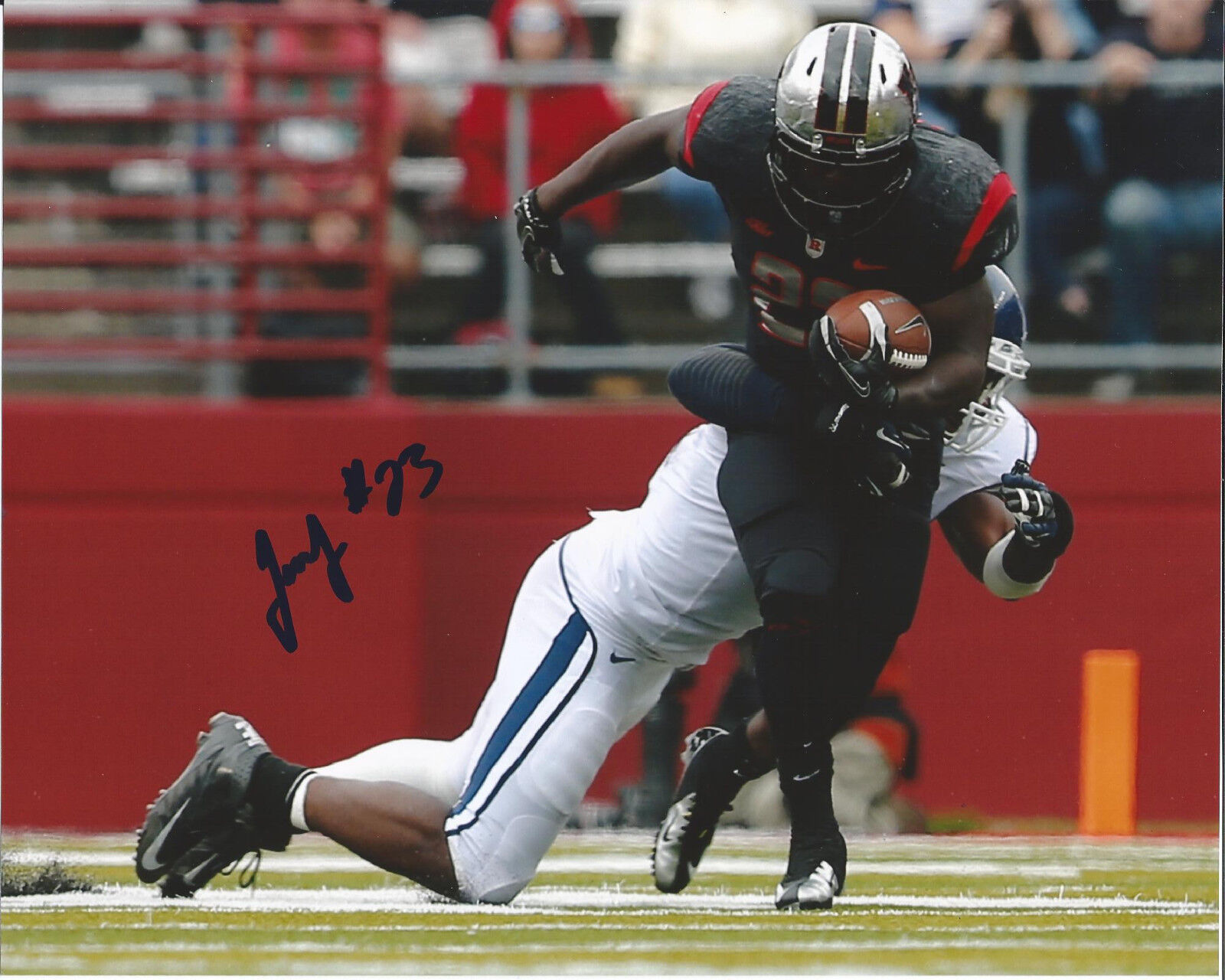 RUTGERS JAWAN JAMISON SIGNED 8X10 Photo Poster painting W/COA JUWAN NFL DRAFT B