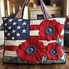 American Poppy Quilted Tote Bag GFTONT860🔥All items are shipped in a default size of 15x14 inches.