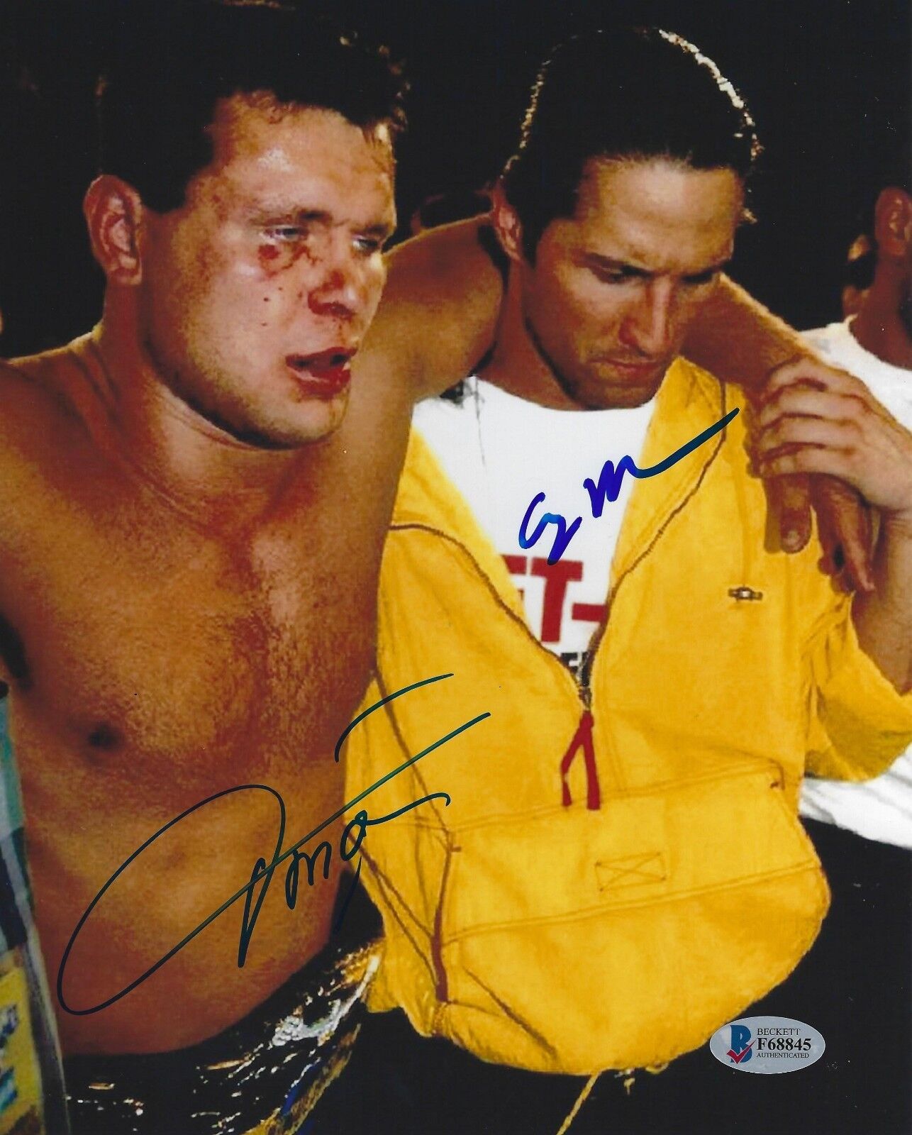 Oleg Taktarov & Guy Mezger Signed UFC 8x10 Photo Poster painting BAS Beckett COA Picture Auto'd