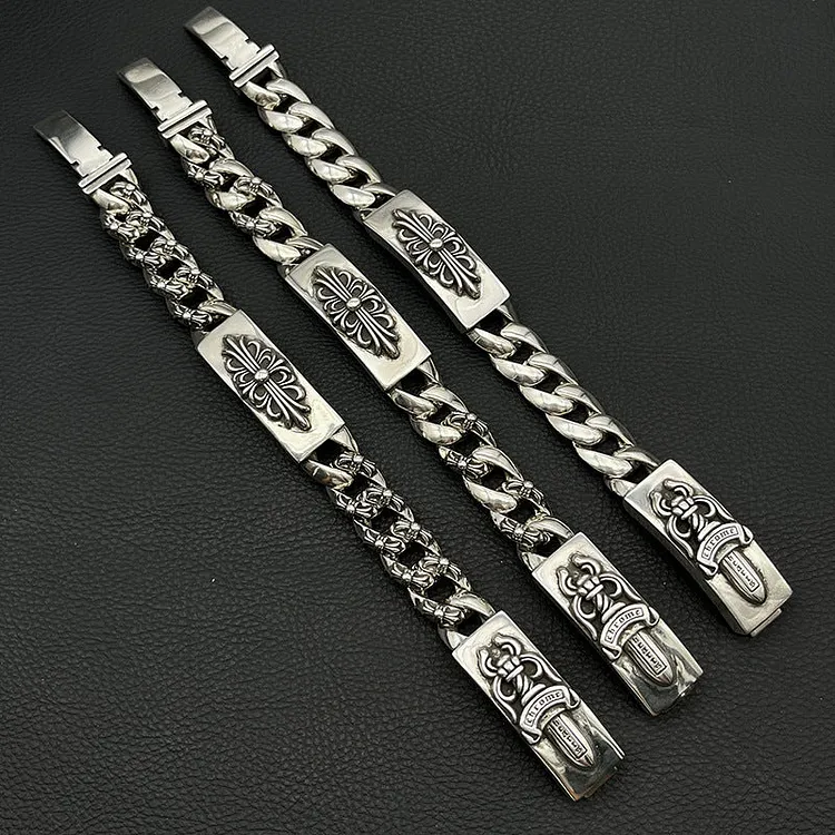 Chrome Heart Bracelet Cuban Chain Classic