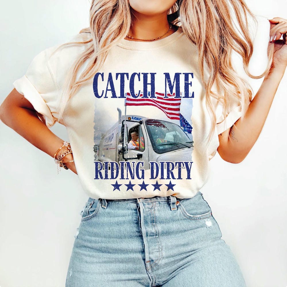 Mozpar Cool Donald Trump as Garbage Collector T Shirt Stay Trashy Donald Trump Digital Downloads Women Streetwear Basic Leisure Tops