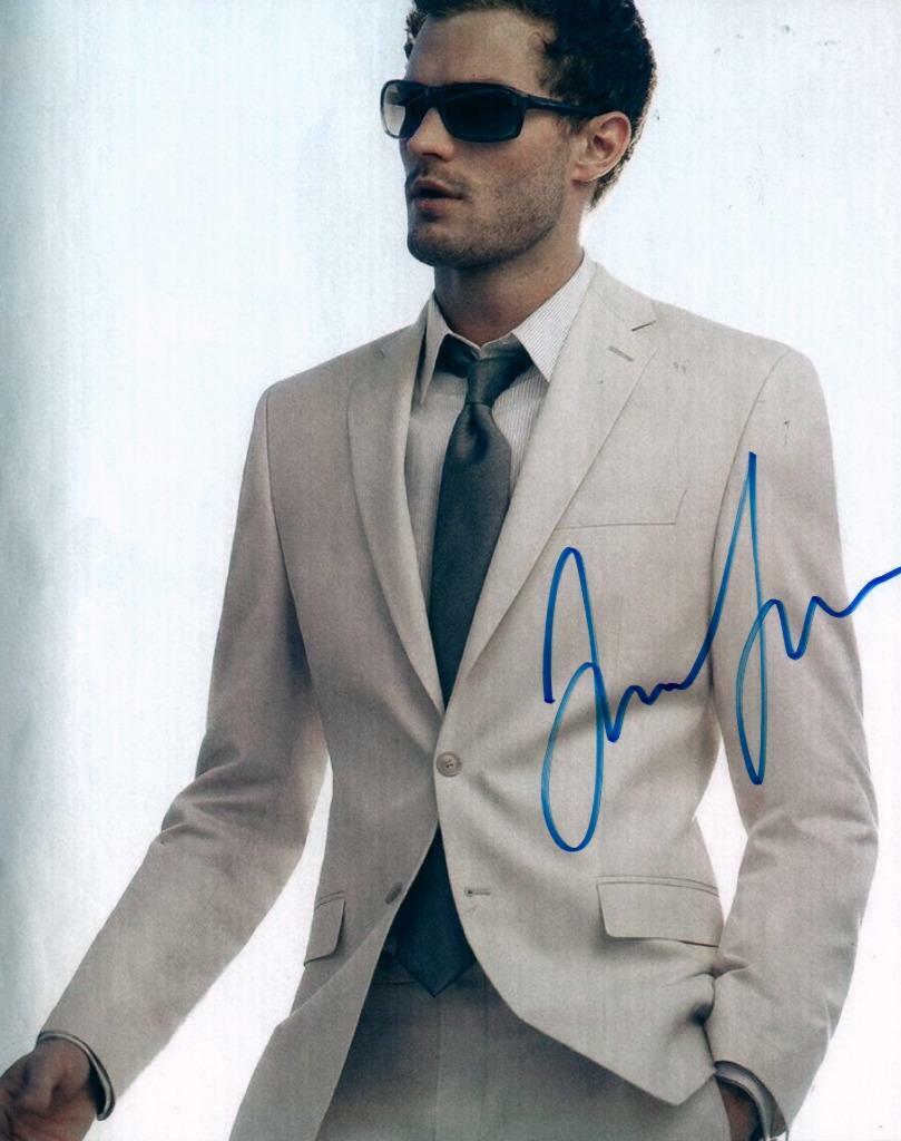 Jamie Dornan signed 8x10 Photo Poster painting Pic autographed Picture with COA