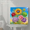 uk.everydayedeals DIY Pearl Painting With Frame - Handmade Self-Adhesive Pearls - Sunflower(25*25cm)