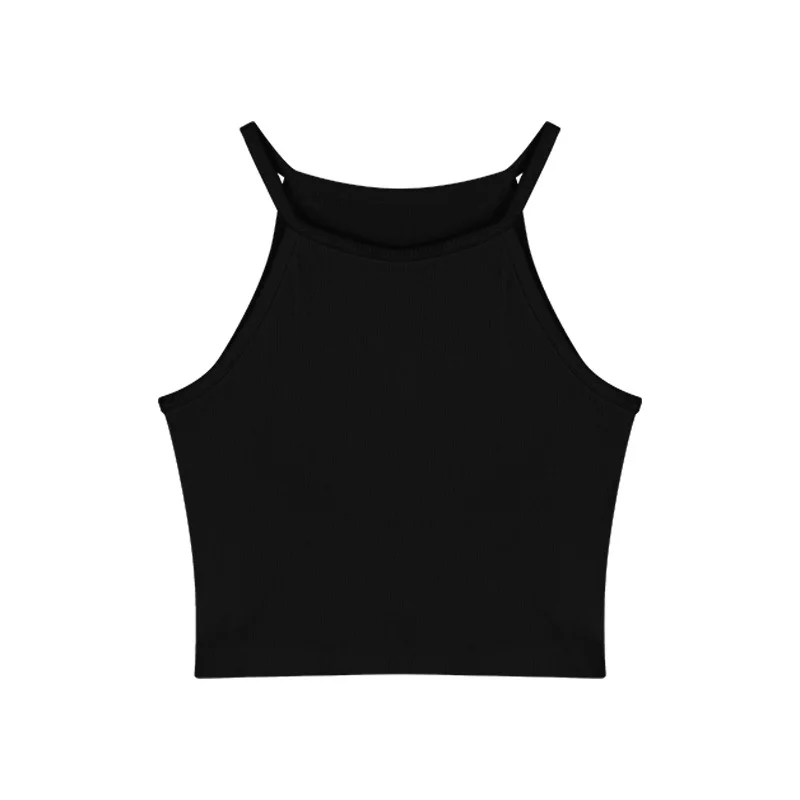 Uveng Uveng Desire Wind Hot Girl Hang Neck Condole Belt Small Vest Female 2023 Summer Slim Sexy Wear Outside With A Bottom Shirt Jacket