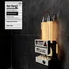 Industrial Retro Magnetic Night Light Rechargeable Touch Dimmable Ambient Lamp
