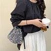 Stylish Sequins Cross Shoulder Bucket Bag