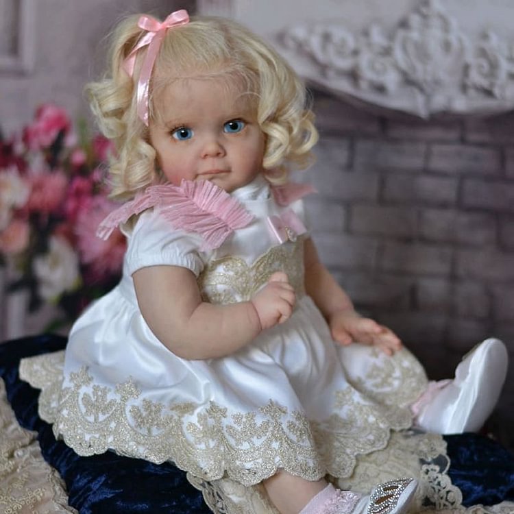 [New!!]17&22 Inch Handmade Realistic Smooth Touch Weighted Reborn Toddler Doll Girl Virginia Minibabydolls® Minibabydolls®