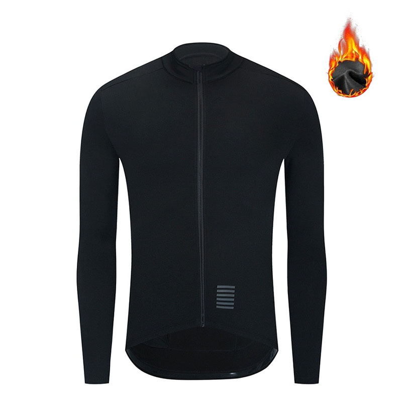 Men's Cycling Jersey Jacket Winter 5-15℃ Thermal Fleece Long Sleeves 5 Colors