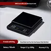 Intelligent professional pour-over coffee scale, high-precision electronic scale for home use, bar counter, kitchen food scale