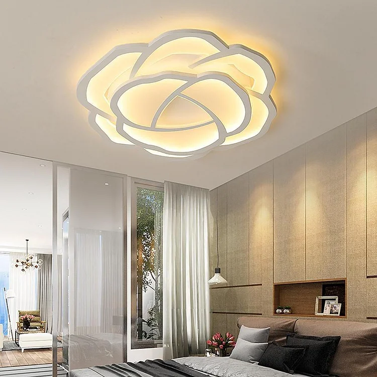 Geometric Arbitrary LED Flush Mount Ceiling Light for Bedroom - Appledas