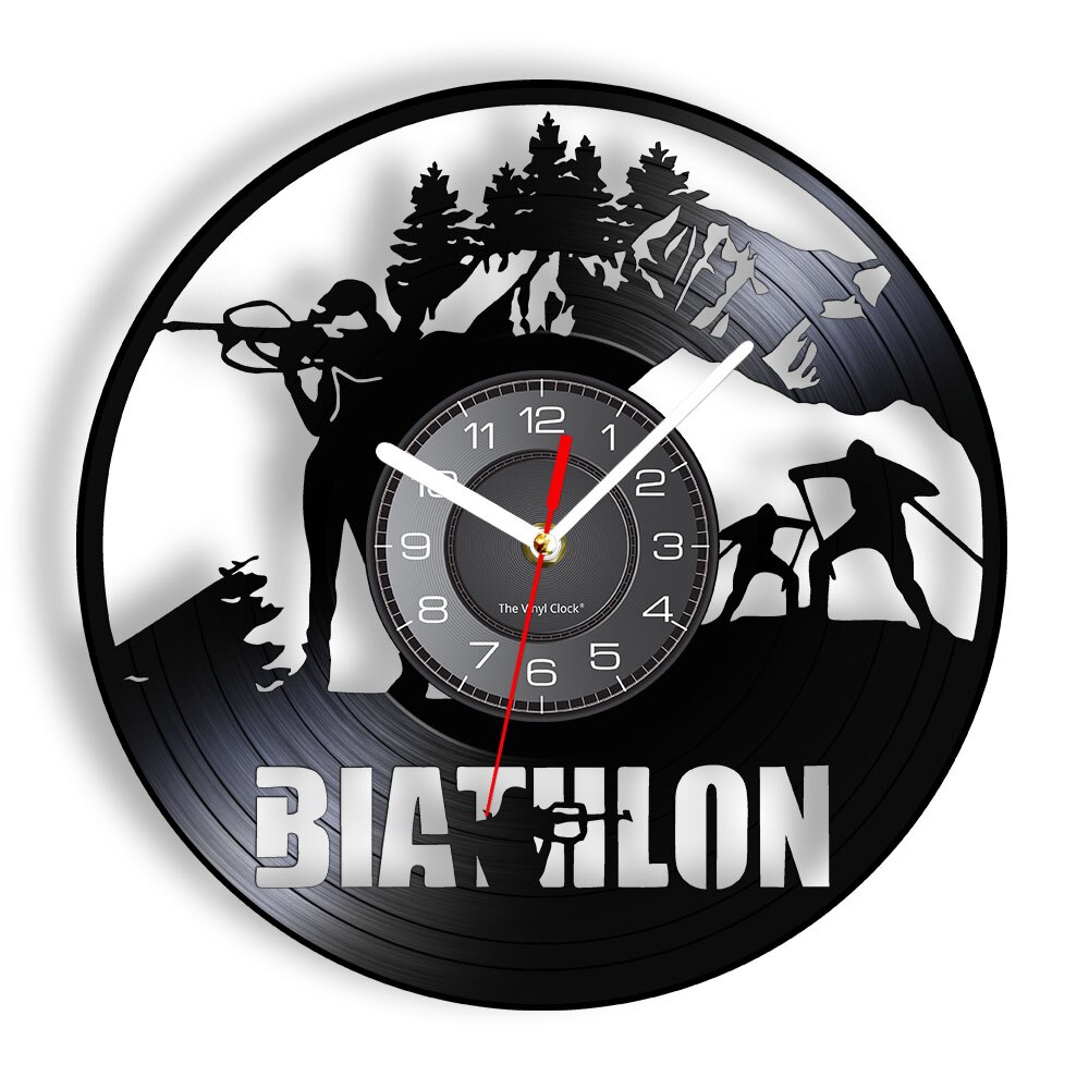 

Biathlon Inspired LP - Vinyl Record Wall Clock - Without LED, 501 Original