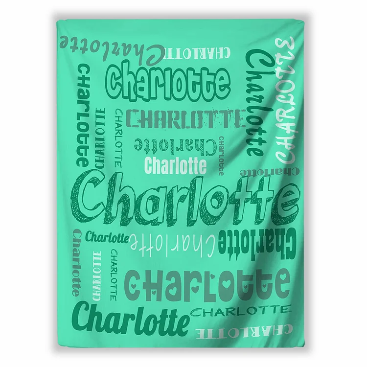 BlanketCute-Personalized Lovely Kid Blanket with Your Kid's Name | 10
