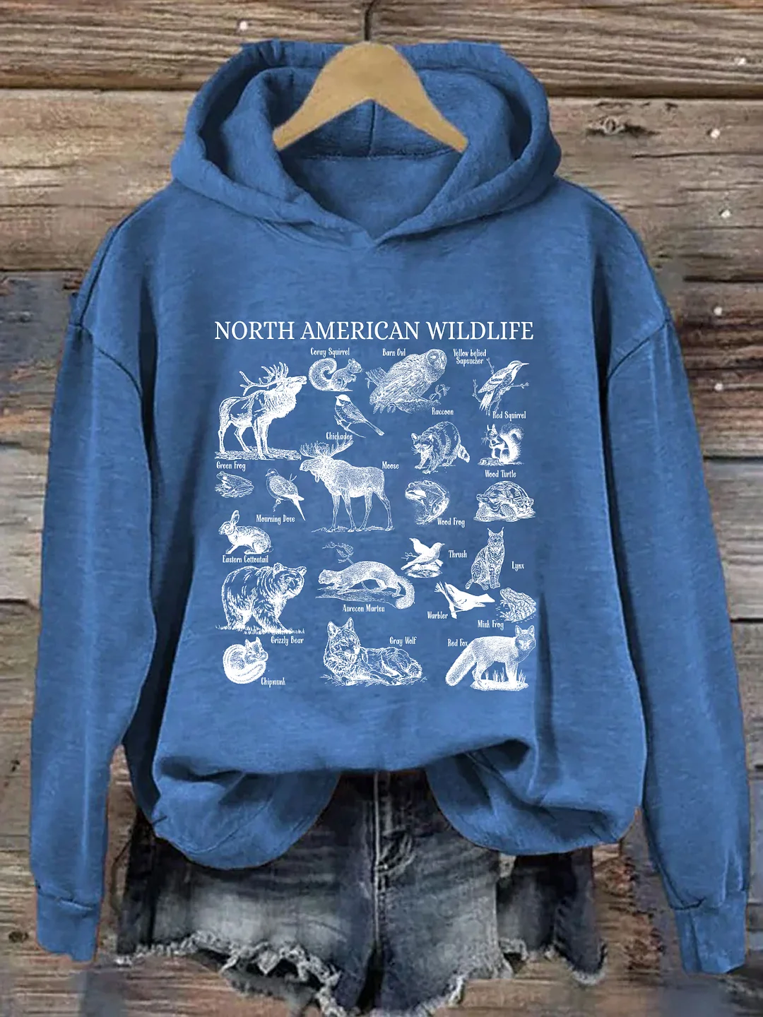 North American Wildlife Hoodie