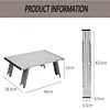 Durable Portable Picnic Table Mini Ultra Light Portable Table Foldable for Outdoor Camping Picnic Barbecue Tours Tableware Folding Computer Desk Collapsible Foldable Camping Table
