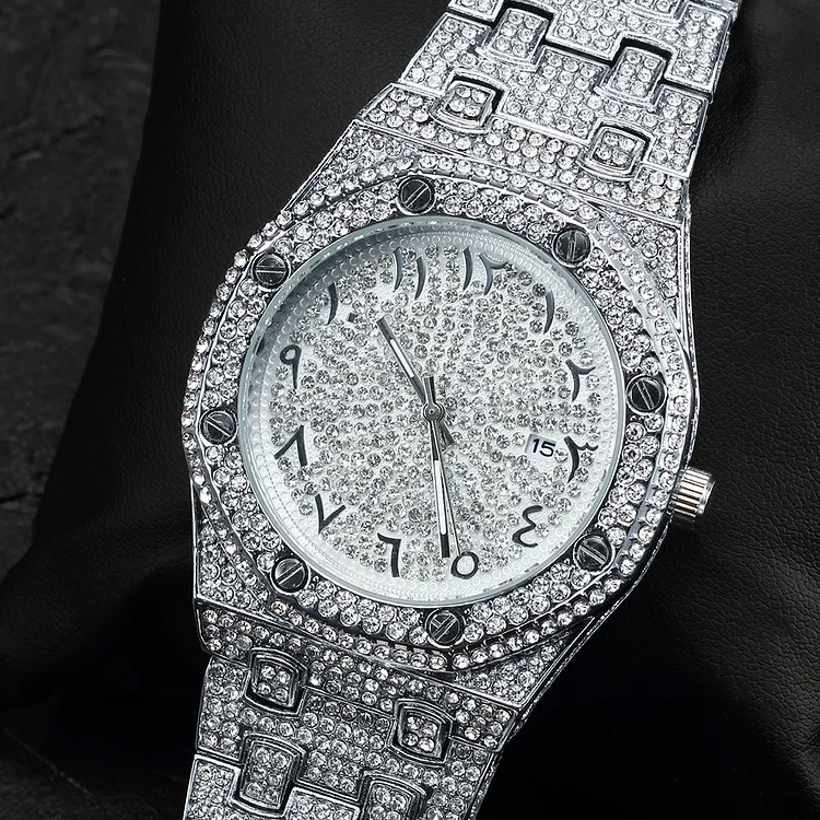 Stylish Reflective Shiny Decorative Watch-VESSFUL