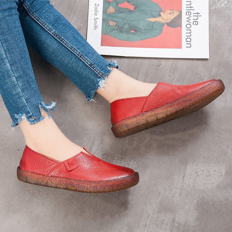 Simple And Elegant Leather Casual Shoes