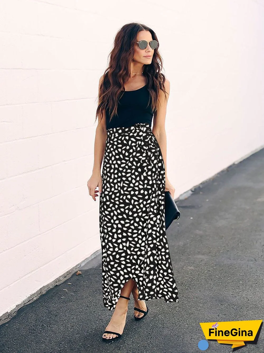 Vacation Floral Printed Skirt