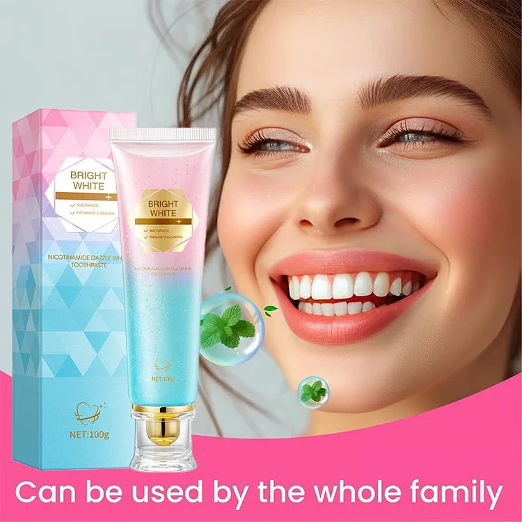 🔥🦷 Niacinamide Whitening Toothpaste - For Healthier, Whiter Teeth! 