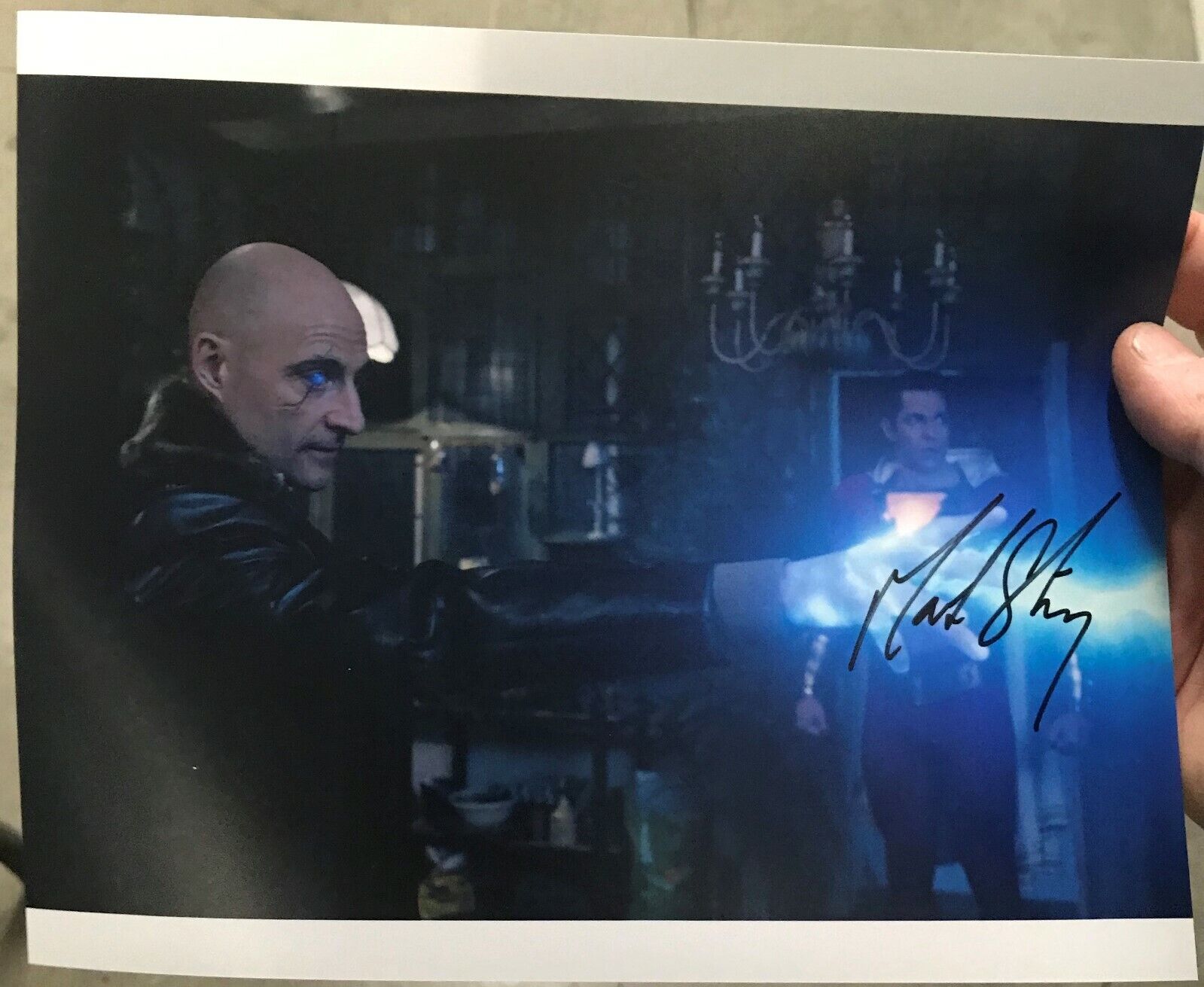 MARK STRONG SHAZAM AUTOGRAPHED Photo Poster painting SIGNED 8X10 #1 DR SIVANA DC