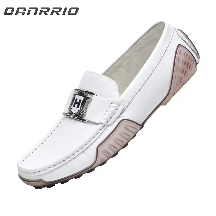 DANRRIO Genuine Leather Versatile Soft Sole Casual Driving Shoes DANRRIO.COM DANRRIO